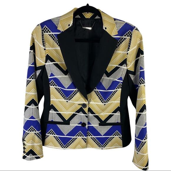Trina Turk 2 Button Blazer Jacker sz 8 - Picture 1 of 7